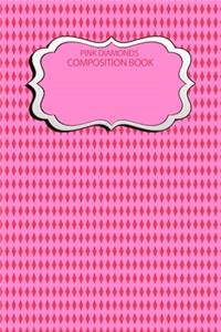 Pink Diamonds Composition Book
