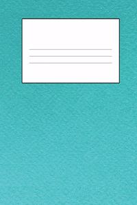 Teal Composition Notebook