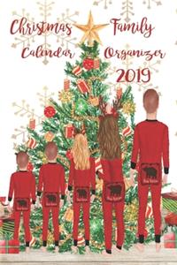 Christmas Family Calendar Organizer 2019