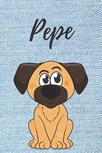 Pepe Notizbuch Hunde / Malbuch / Tagebuch DIN A5