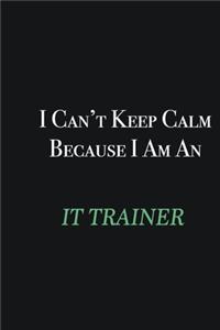 I cant Keep Calm because I am an IT Trainer
