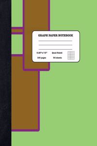 Graph Paper Notebook Quad Ruled 5x5