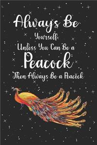 Always Be Yourself Unless You Can Be a Peacock Then Always Be a Peacock