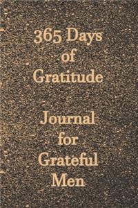 365 Days of Gratitude Journal for Grateful Men