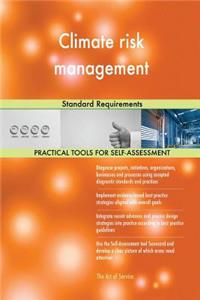 Climate risk management