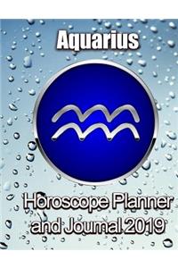 Horoscope Planner and Journal for 2019 - Aquarius