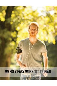 Weekly Easy Workout Journal