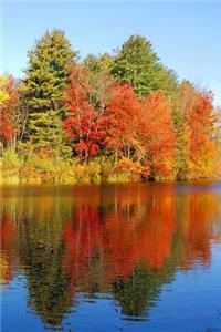Autumn 2019 Weekly Planner Fall Lake Foliage Reflection 134 Pages