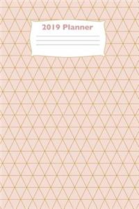 2019 Planner: Daily Weekly Monthly Yearly Calendar Organizer for Rose Gold Lovers