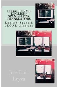 Legal Terms English-Spanish for Translators