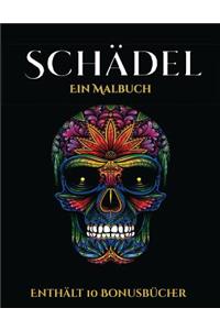 Ein Malbuch (Schädel)