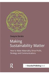 Making Sustainability Matter