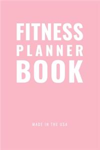 Fitness Planner Book - Sunday Start (Pink Rose)