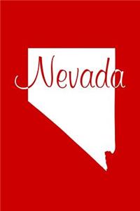 Nevada - Red Lined Notebook with Margins