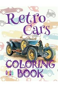 Retro Cars Coloring Book