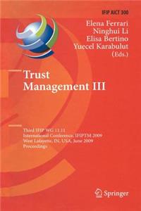 Trust Management III