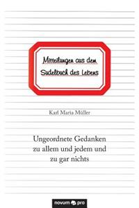 Mitteilungen aus dem Sudelbuch des Lebens