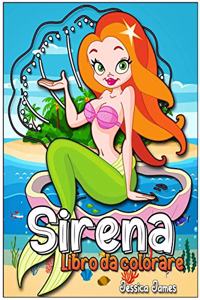 Sirena Libro da Colorare