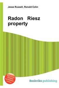 Radon Riesz Property