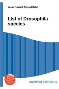 List of Drosophila Species