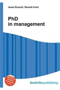 PhD in Management