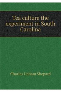 Tea Culture the Experiment in South Carolina