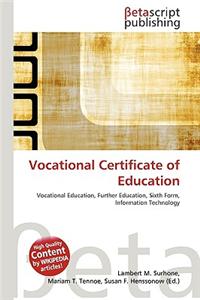 Vocational Certificate of Education