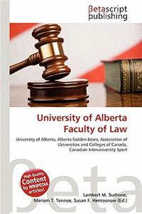 University of Alberta Faculty of Law