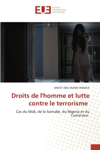 Droits de l'homme et lutte contre le terrorisme
