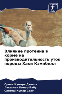 Влияние протеина в корме на производитеl