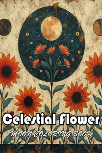 Celestial Flower Moon Coloring Book