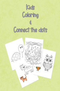 Kids Coloring & Connect the Dots