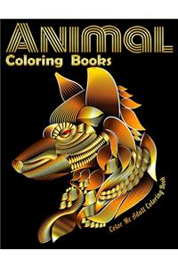 Animal Coloring Books Color Me Adult Coloring Book