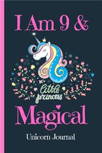 Unicorn Journal I Am 9 & Magical