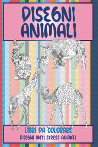 Libri da colorare - Disegni Anti stress Animali - Disegni Animali