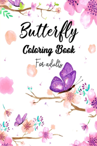 Butterfly Coloring Book for Adults.