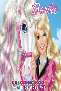 Barbie Coloring Book for Kids Ages 4-8