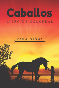 Caballos Libro De Colorear Para Niños
