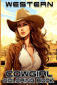 Western Cowgirl Coloring Book