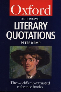 Oxford Dictionary of Literary Quotations