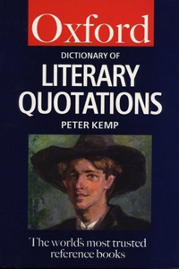 The Oxford Dictionary of Literary Quotations