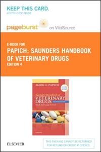 Saunders Handbook of Veterinary Drugs Pageburst E-book on Vitalsource Retail Access Card