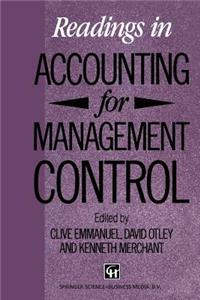 Readings in Accounting for Management Control