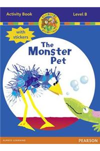 Jamboree Storytime Level B: The Monster Pet Activity Book with Stickers
