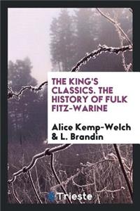 The History of Fulk Fitz-Warine