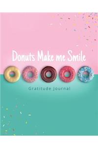 Donuts Make me Smile Gratitude Journal