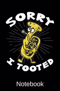 Sorry I Tooted Notebook
