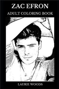 Zac Efron Adult Coloring Book