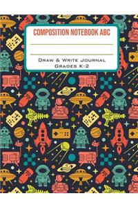 Composition Notebook ABC Draw & Write Journal Grades K-2