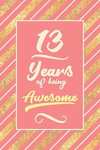 13th Birthday Journal